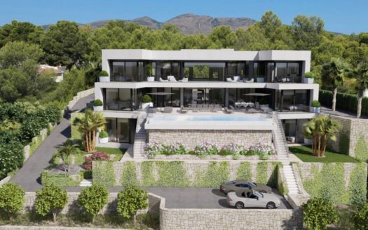 Villa de luxe avec vue sur la mer à Calpe, Alicante Espagne